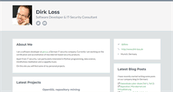 Desktop Screenshot of dirk-loss.de