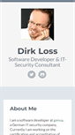 Mobile Screenshot of dirk-loss.de